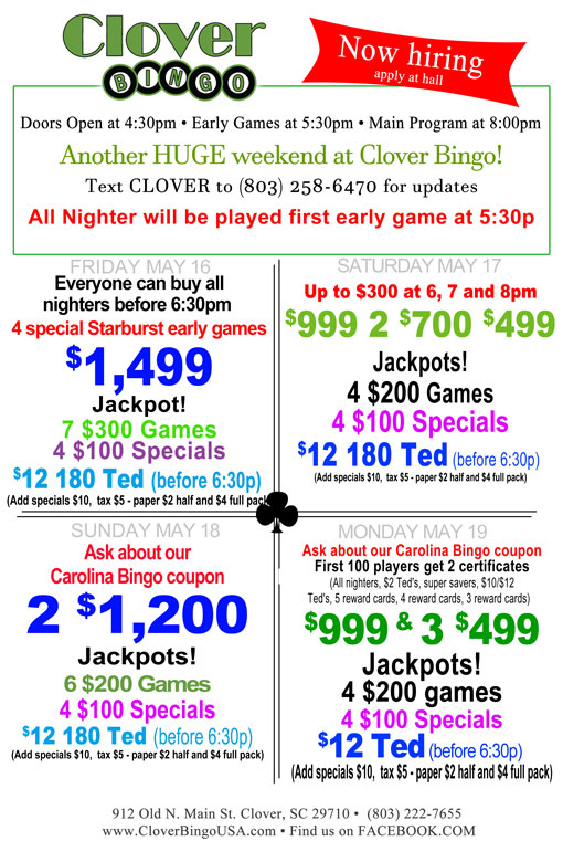 Trifold Bingo mailer 051625