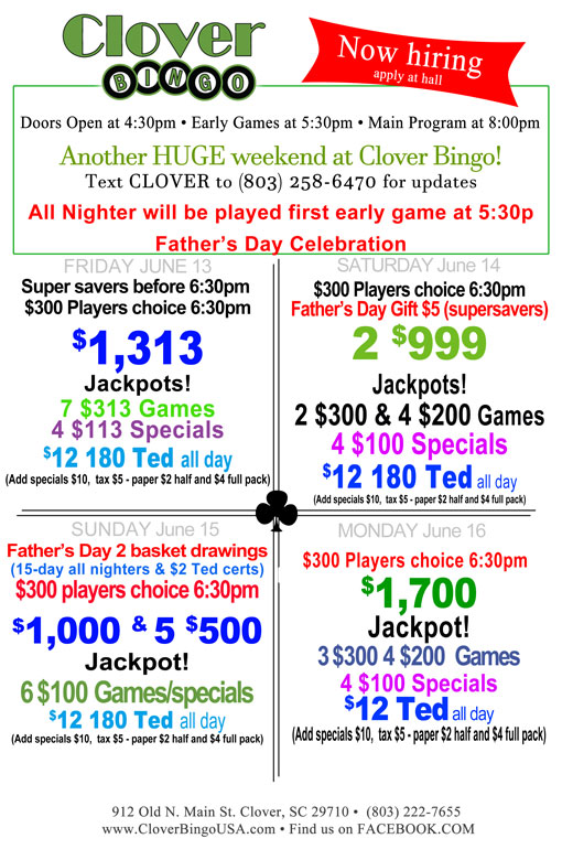 Trifold Bingo mailer 061325